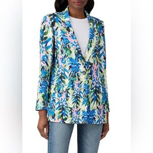 Badgley Mischka Multi Floral Print Blazer